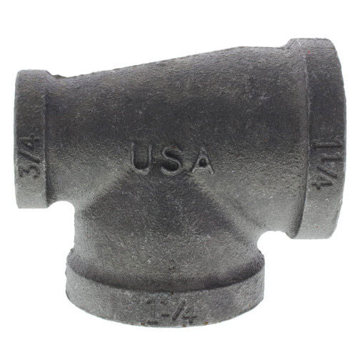 1-1/4" X1-1/4" x 3/4" TEE DUCTILE IRON SCRE