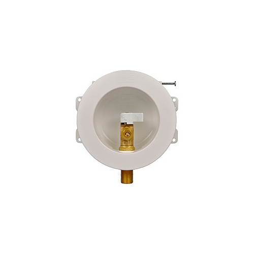IPS&reg; 87991 Mini-Round Ice Maker Box With Valve, 1/2 in Pex