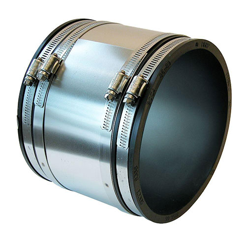 Fernco&reg; 1002-44Rc Flex Coupling, Shear Band, 4 in