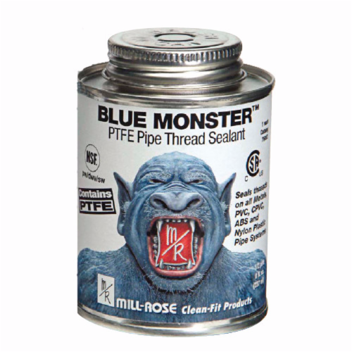 Blue Monster&reg; 76005 White Industrial Grade Thread Sealant, 1 pt