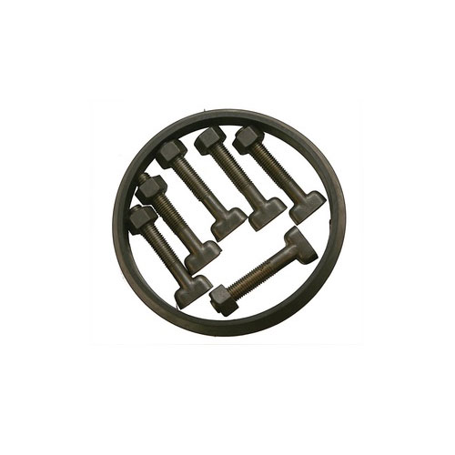 10" MJ BOLT AND GASKET SET; CONSISTS OF: 1)10" MJ GASKET 8); 3/4 X 4" MJ T-