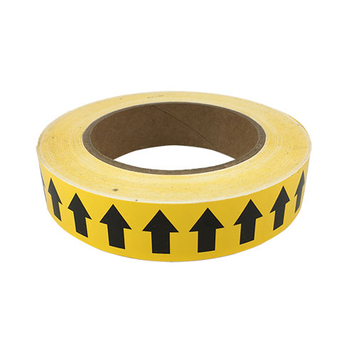 ARROW TAPE BLACK ON YELLOW STYLE B