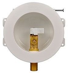 IPS&reg; 87995 Mini-Round Ice Maker Box With Valve and Nail, 1/2 in Pex