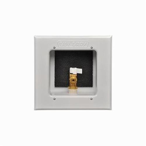 IPS&reg; 82390 FR-12 Ice Maker Outlet Box With 1/4 Turn Valve, 1/2 in Sweat