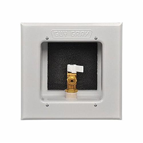 IPS&reg; 82399 FR-12 Ice Maker Outlet Box With Domestic Valve, 1/2 in Sweat