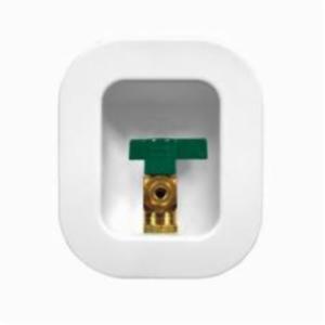 Oatey&reg; I2K 39132 Ice Maker Outlet Box With Nails, 1/4 Turn Pex Ball Valve